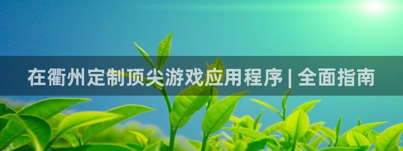 沐鸣2平台主管：在衢州定制顶尖游戏应用程序 | 全面指南